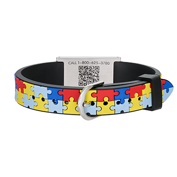 QR Code Child Titanium Medical ID Bracelet Multi Colors, Multi Colors, large image number 2